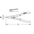 Produktbild von KSTOOLS® - Sprengring-Zange, ausgeformte Spitzen, 240mm