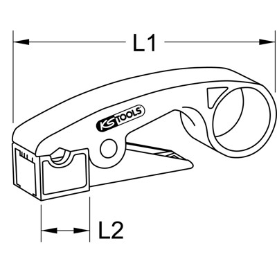 Produktbild von KSTOOLS® - Abisolierwerkzeug Koaxialkabel, 7,5mm