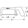 Produktbild von KSTOOLS® - Metallbügelsäge mit Schutzisolierung, 265mm