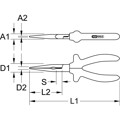 Produktbild von KSTOOLS® - 1000V Flachrundzange, 200mm