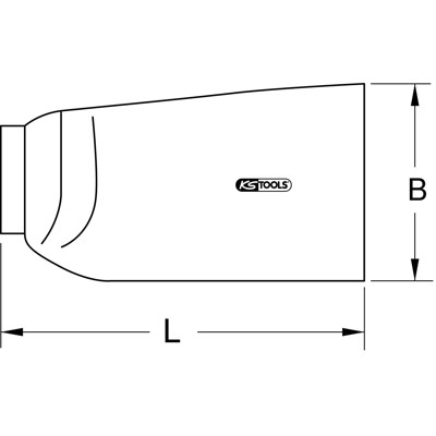 Produktbild von KSTOOLS® - NH-Sicherungs-Aufsteckgriff mit Schutzisolierung, 445mm