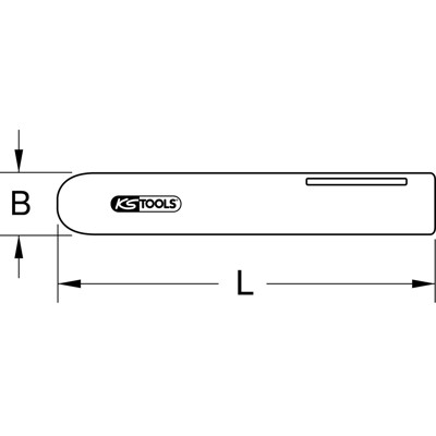 Produktbild von KSTOOLS® - Kunststoffspreizkeil, 150mm