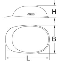 Produktbild von KSTOOLS® - Arbeits-Schutzhelm, weiss