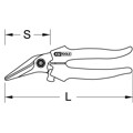 Produktbild von KSTOOLS® - Universal-Werkstattschere, abgewinkelt, 185mm