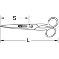 Produktbild von KSTOOLS® - Universal-Werkstattschere, 250mm