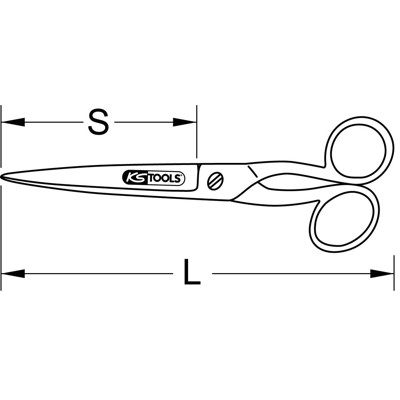 Produktbild von KSTOOLS® - Universal-Werkstattschere, 250mm