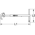 Produktbild von KSTOOLS® - Teleskop-Standhahn-Mutternschlüssel, Ø 32-63mm