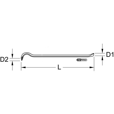 Produktbild von KSTOOLS® - Nageleisen, 600mm