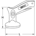 KSTOOLS Einhand-Mini-Saugheber, 8kg, Ø 70mm Produktbild img4 S