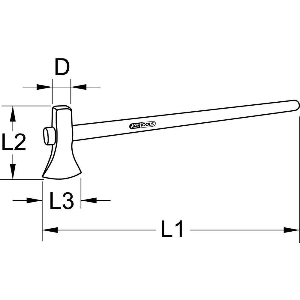 KSTOOLS Spalthammer, 3000g Produktbild img1 L