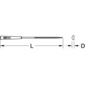 Produktbild von KSTOOLS® - Halbrund-Nadelfeile, 5mm