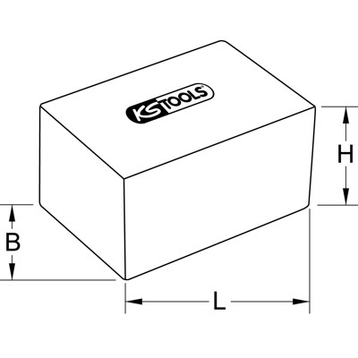 Produktbild von KSTOOLS® - Fugenschwamm, 100x150x80mm