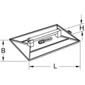 Produktbild von KSTOOLS® - Reibebrett, rechteckig, 120x200mm