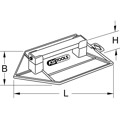 Produktbild von KSTOOLS® - ABS-Reibebrett, spitz, 180x270mm