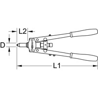 Produktbild von KSTOOLS® - Universal-Nietzange, 510mm