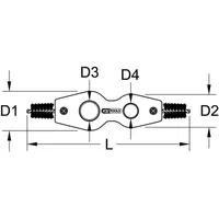 Produktbild von KSTOOLS® - Kupferrohrbürste 2 in 1, 16x14mm