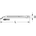 Produktbild von KSTOOLS® - Universal-Schnell-Entgrater, 140x21mm