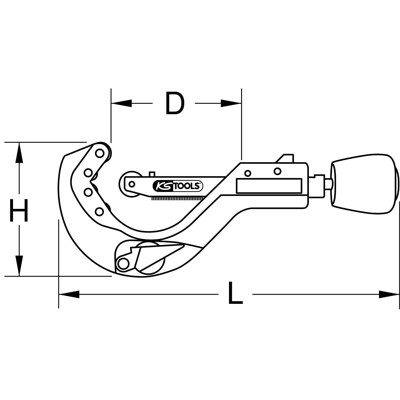 Produktbild von KSTOOLS® - Automatik-Rohrabschneider für Kunststoffrohre, 6-64mm