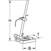 Produktbild von KSTOOLS® - Mechaniker-Höhenreißer, 400mm