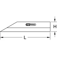 KSTOOLS Präzisions-Haarlineal Produktbild