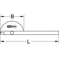 Produktbild von KSTOOLS® - Winkelgradmesser, 220mm