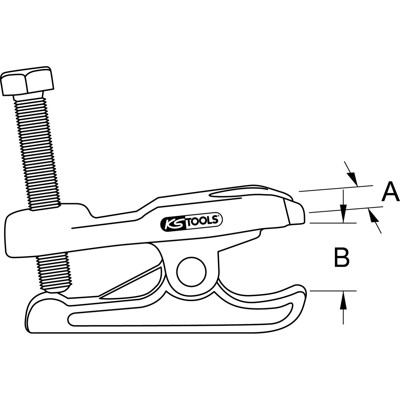 Produktbild von KSTOOLS® - Universal-Kugelgelenk-Abzieher mechanisch, LKW