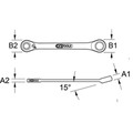 KSTOOLS GEARplus Mini-Bit-Umschalt-Ratschenringschlüssel 1/4"x1/4" Produktbild img2 S
