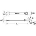 KSTOOLS DUO GEARplus Ringmaulschlüssel,Maul-Ratschenfunktion 8mm, umschaltbar Produktbild img18 S