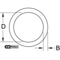 Produktbild von KSTOOLS® - 1/2" O-Ring, für Stecknuss 17-32mm