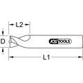 Produktbild von KSTOOLS® - Karbid-Schweißpunkt-Bohrer, ø8mm