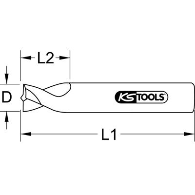 Produktbild von KSTOOLS® - Karbid-Schweißpunkt-Bohrer, ø8mm