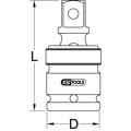 Produktbild von KSTOOLS® - 3/4" Kraft-Kugelgelenk