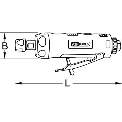 Produktbild von KSTOOLS® - Druckluft-Stabschleifer, 23.000 U/min 515.5410