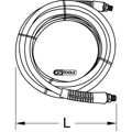 Produktbild von KSTOOLS® - PU-Druckluftschlauch, Ø 9x12mm