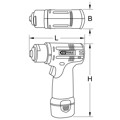 Produktbild von KSTOOLS® - Akku-Schleifmaschine, 3.200 U/min 10,8V, mit 1 Akku und 1 Ladegerät