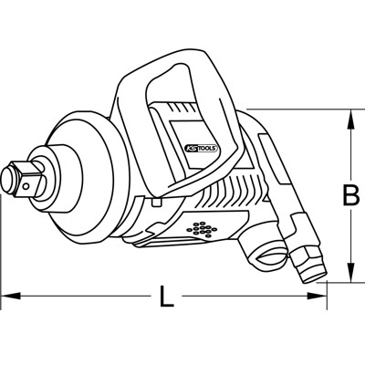 Produktbild von KSTOOLS® - Druckluft-Hochleistungs-Schlagschrauber 3/4" superMONSTER, 3405N·m 5