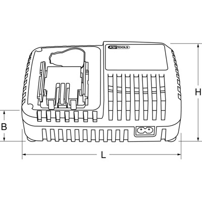 Produktbild von KSTOOLS® - Universal-Schnell-Ladegerät, für 10,8V