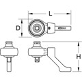 Produktbild von KSTOOLS® - 1/2" Universal Drehmoment-Vervielfältiger, 1300N·m