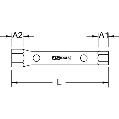 Produktbild von KSTOOLS® - Rohrsteckschlüssel, 16x17mm