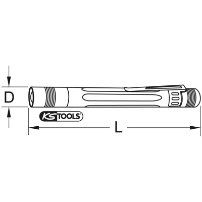 Produktbild von KSTOOLS® - perfectLight Taschenlampe 85 Lumen