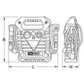 KSTOOLS 12 V + 24 V Batterie-Booster, mobiles Starthilfegerät 1400 A Produktbild img16 S