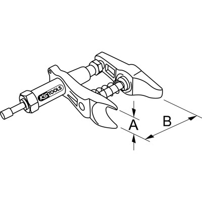 Produktbild von KSTOOLS® - Hydraulischer Kugelgelenk-Ausdrücker, 45mm