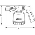 Produktbild von KSTOOLS® - Universal-Kartuschenlötgerät mit Piezo-Zündung, rot