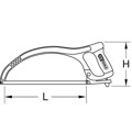 Produktbild von KSTOOLS® - Metallsägebogen rund, 300mm