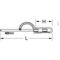 Produktbild von KSTOOLS® - Metall-Einhandsägebogen, 300mm