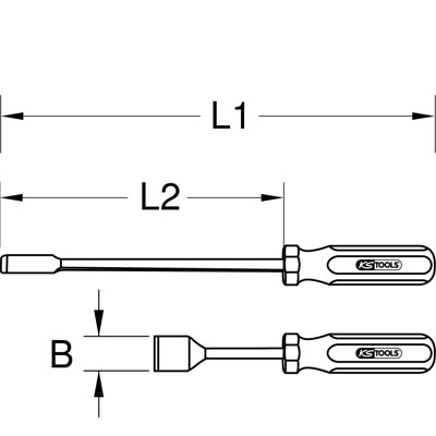 Produktbild von KSTOOLS® - Dichtungsschaber, 12,5x200mm