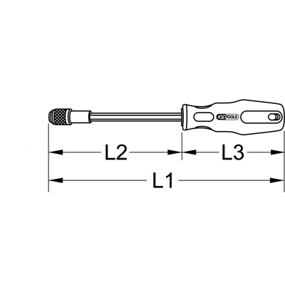 Produktbild von KSTOOLS® - 1/4" ERGOTORQUE Bit-Schraubendreher