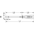 Produktbild von KSTOOLS® - ERGOTORQUE Stecknuss-Schraubendreher, 8mm