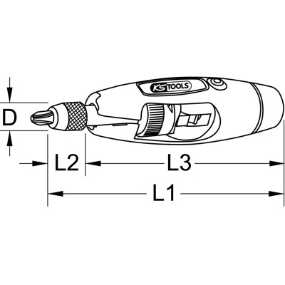 Produktbild von KSTOOLS® - 1/4" T-Griff Ratschen-Bit-Schraubendreher, 7-teilig