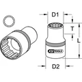 Produktbild von KSTOOLS® - 3/8" 12-kant-Stecknuss, 6mm